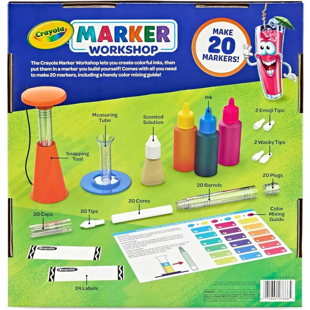 Crayola‎ Marker Workshop DIY Craft Kit Make Your Own Markers New